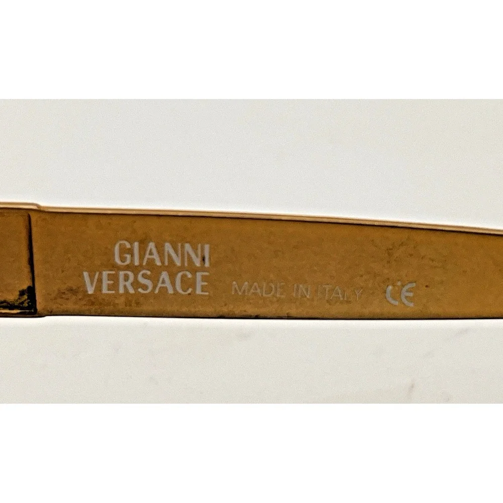 Vintage Gianni Versace Medusa Sunglasses Mod.291/M Col.900 Authentic w/ COA RARE
